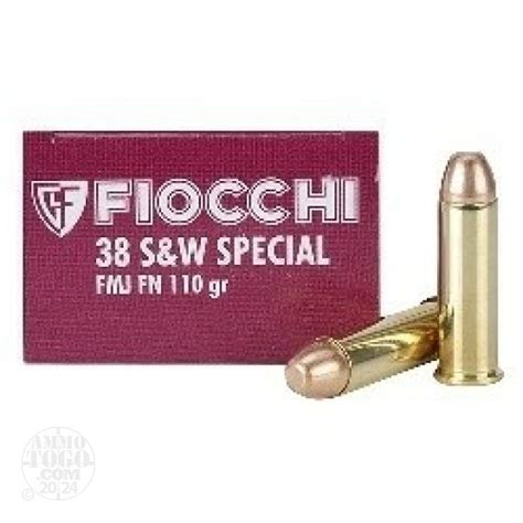 Special Ammo Rounds Of Grain Full Metal Jacket Fmj By Fiocchi