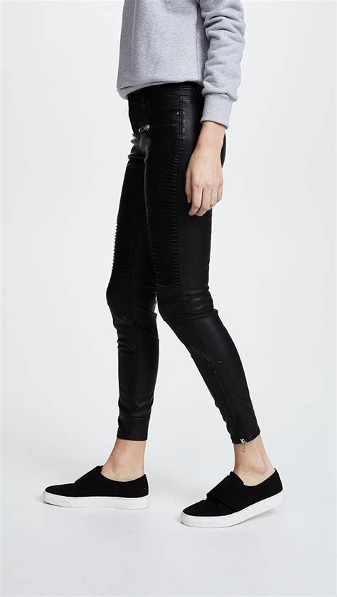 Blanknyc Black Vegan Leather Moto Pants Shopbop