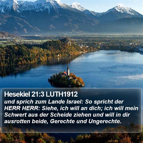 Hesekiel 21 3 LUTH1912 Und Sprich Zum Lande Israel So Spricht Der HERR