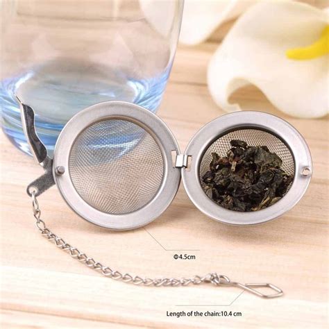 OUTAD Stainless Steel Kettles Infuser Strainer Tea Locking Spice Egg