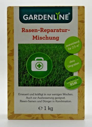 Gardenline Rasen Reparatur Mischung Aus Saatgut Samen Npk D Nger