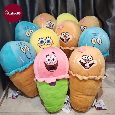 Jual Boneka Capit Timezone Ice Cream Spongebob Patrick Squidward