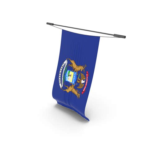 Michigan Flag PNG Images & PSDs for Download | PixelSquid - S120027377