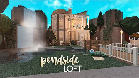 Pondside Loft Bloxburg Speedbuild Nixilia YouTube