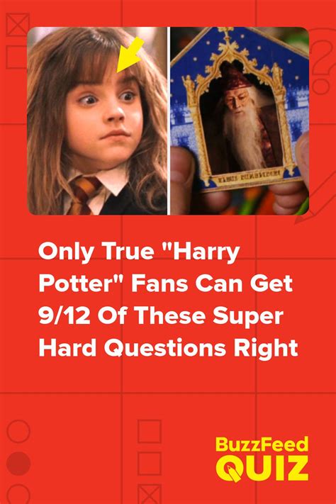 Only True Harry Potter Fans Can Get 912 Of These Super Hard Questions Right In 2024 Hardest