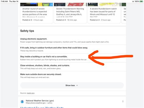 Severe storm safety tips : r/StLouis