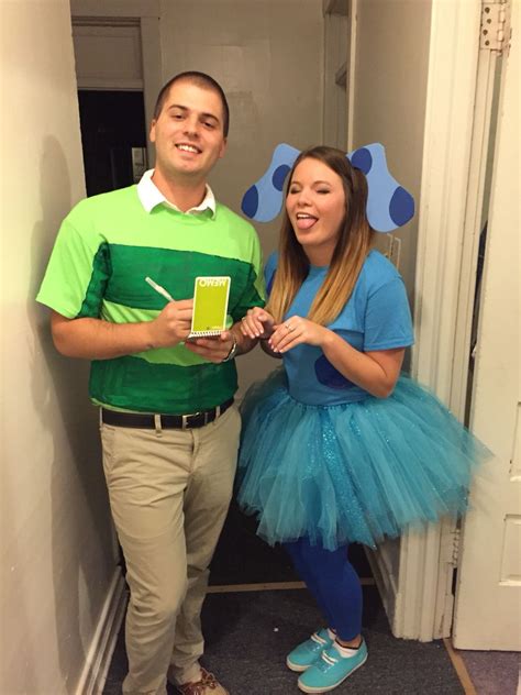 Blues Clues And Steve Couple Halloween Costume Diy Partner Halloween 63648 Hot Sex Picture