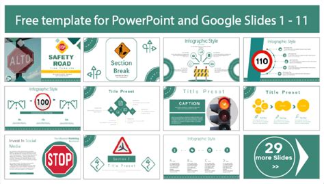 Road Safety Template - PowerPoint Templates and Google Slides