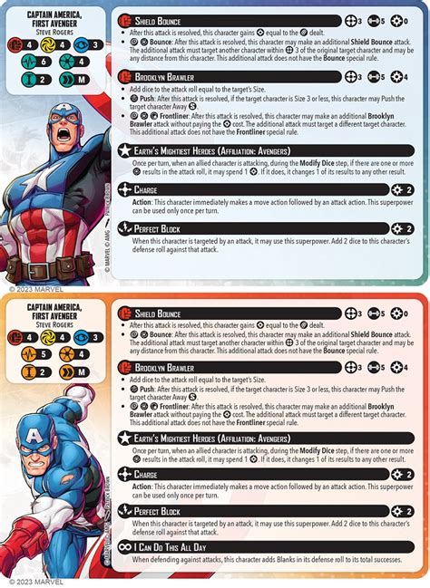 Marvel Crisis Protocol Three New Core Set Heroes Stat Cards Revealed