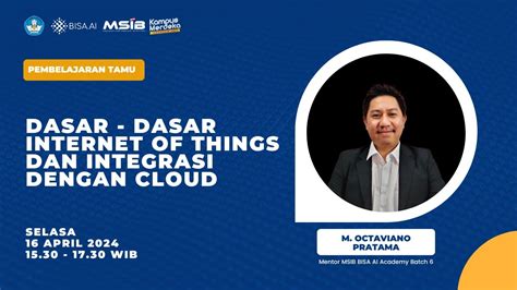 Dasar Dasar Internet Of Things Dan Integrasi Dengan Cloud M