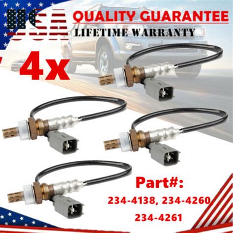 4x Updownstream Oxygen O2 Sensors For 1995 2014 Toyota 4runner Lexus 234 4138 Ebay