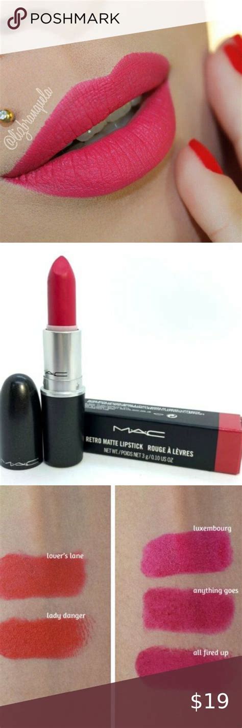 NIB MAC ALL FIRED UP Retro Matte Lipstick New In Box Never Opened Or