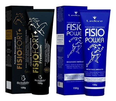 Kit 12 Pomada Fisiofort Premium 150g 12 Pomada Fisio Power