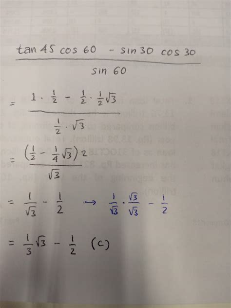 Contoh Soal Trigonometri Kelas 11 57 Koleksi Gambar