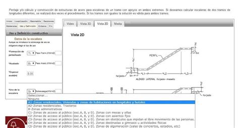 Tutorial Para El Cálculo De Una Escalera De Acero Con E Struc La Herramienta De Calculo De