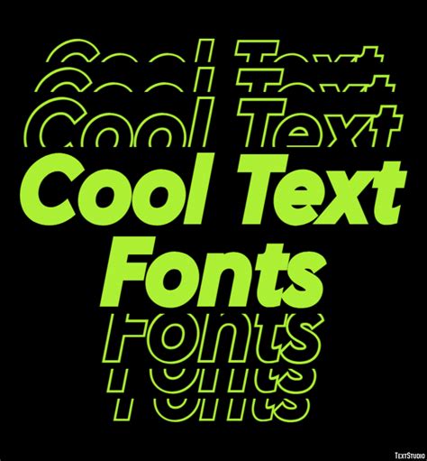 Cool Text Fonts Text Effect and Logo Design Font