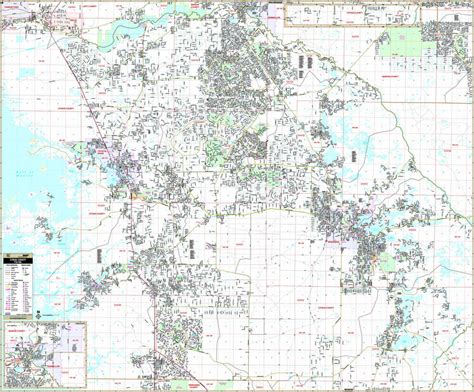 Citrus County Fl Wall Map