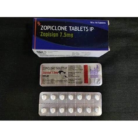 Zopiclone 75 Mg Tablet At Rs 65stripe In Nagpur Id 26098285255