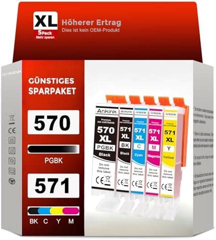 Canon Originaltinte Pgi Xl Pgbk Gr E Xl Schwarz Recyclebare