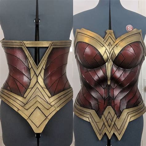 Best Wonder Woman Pattern Corset Template Costume Cosplay Female