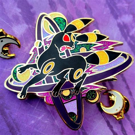 Umbreon Eeveelutions Pokémon Enamel Pin Etsy Pokemon Pins Cute