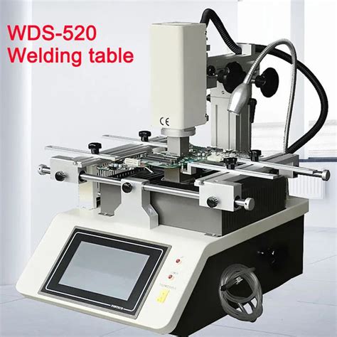WDS 520 BGA Rework Station SMT Hot Air Infrared Soldering Repair Tools 3 Temperature Area Touch