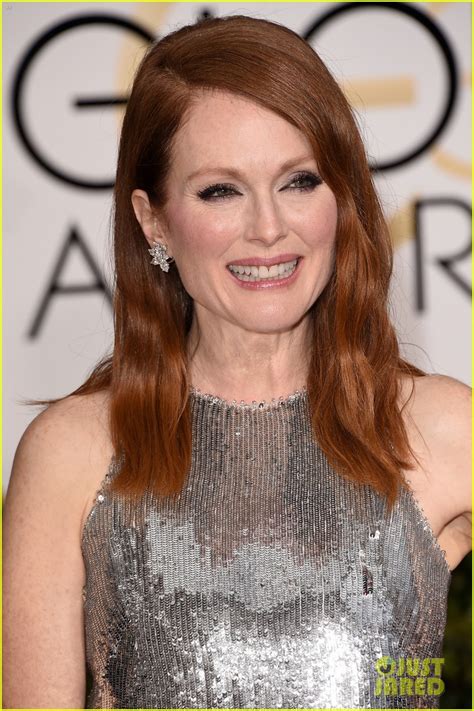 Nominee Julianne Moore Brings Her Husband Bart Freundlich To The Golden