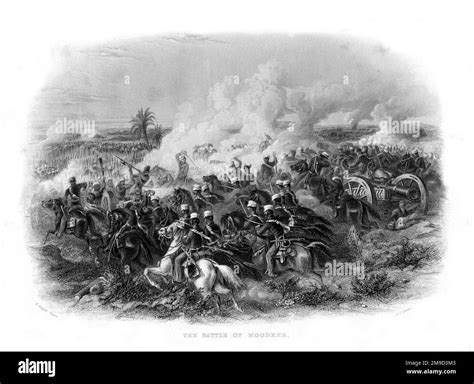 The Battle Of Moodkee Mudki December 1845 During The First Sikh War