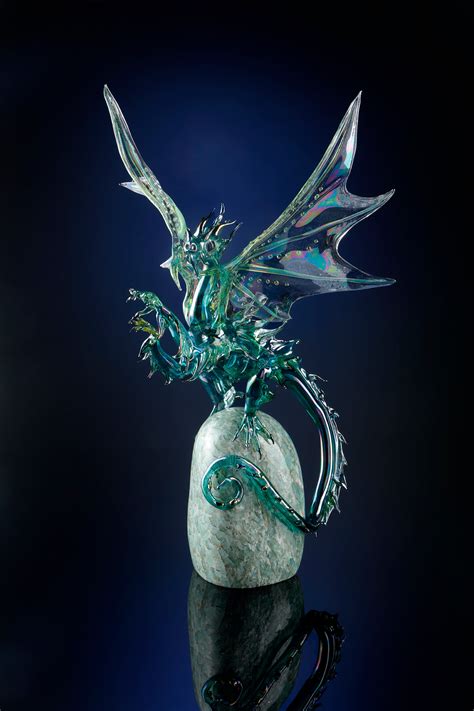 Dragon on Colorado Jade – Sandra Young Glass