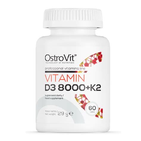 VITAMIN D3 8000 + K2 – OSTROVIT | ВИТАМИН D3 8000 + K2 — ОСТРОВИТ ...