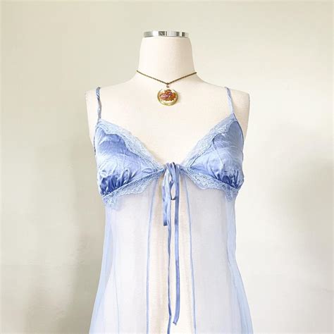 Victorias Secret Babydoll Teddy Lingerie Silk Depop