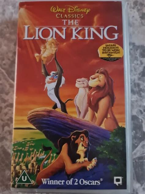 THE LION KING Vhs Tape Walt Disney Classics Vintage Retro 5 99