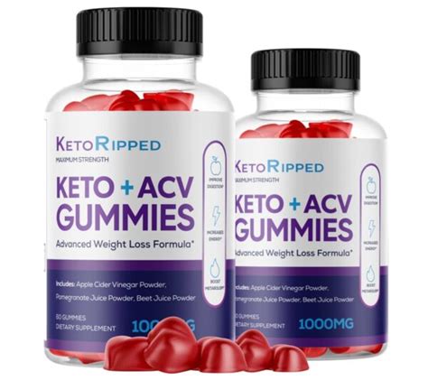 Keto Ripped ACV Gummies For Advanced Weight Loss Fit Formula