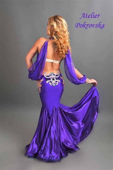 Purple Dream Professional Belly Dance Costume From Atelier Etsy