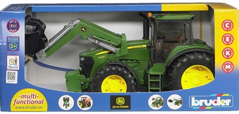 BRUDER John Deere 7930 z ładowarką BR 03051 Traktor niskie ceny i