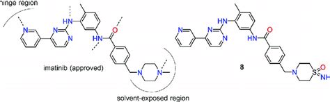 Structure Of Imatinib With Its Proposed Binding Mode To Tyrosine Download Scientific Diagram