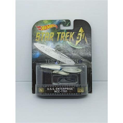 Jual Hotwheels Hot Wheels Retro Star Trek USS Enterprise NCC 1701 Shopee Indonesia