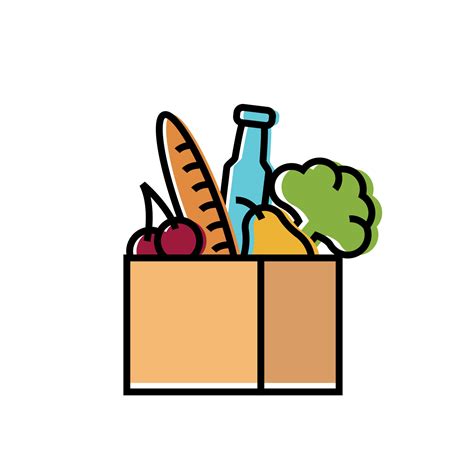 Grocery Items Vector