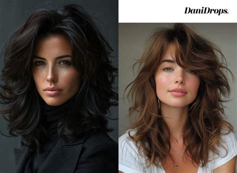Corte De Cabelo Médio Repicado Moderno
