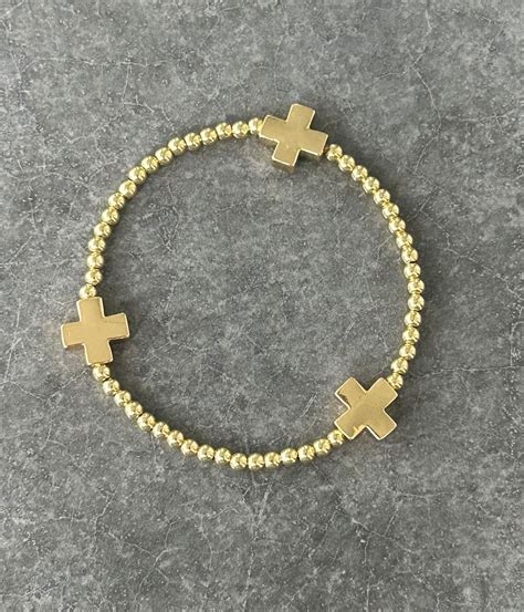 Enewton Gold Cross Inspired Bracelet Etsy