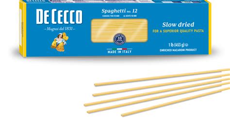 Spaghetti No 12 Pasta De Cecco USA