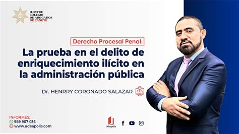 La Prueba En El Delito De Enriquecimiento Ilícito En La Administración