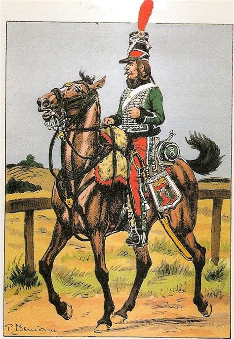 E R Giment De Hussards Hussard En Tenue De Campagne Consulat Di