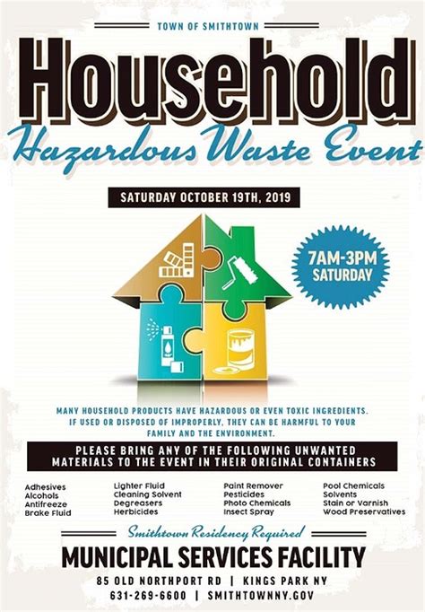 Town Of Smithtown S Household Hazardous Waste Event