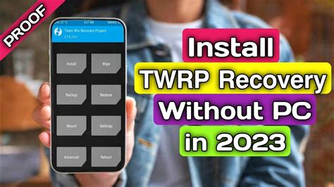 Install TWRP Recovery Without PC Root Any Android Phone Install