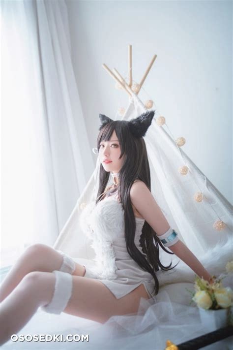 Shika Atago Azur Lane Doujin Welfare Naked Cosplay Asian Photos