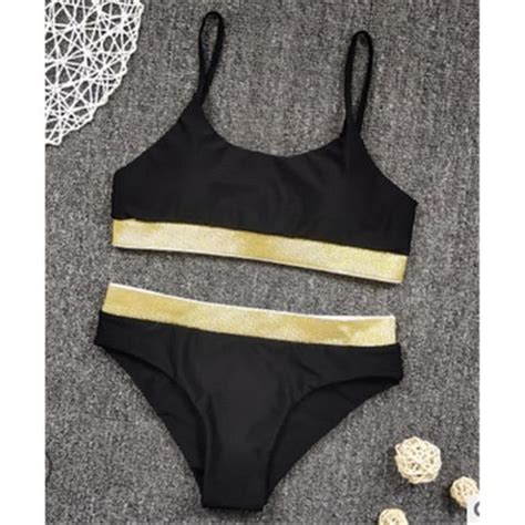 Bikini Sexy Paillettes Et Cristaux Pour Femmes Maillot De Bain Type F Blanc Rembourr