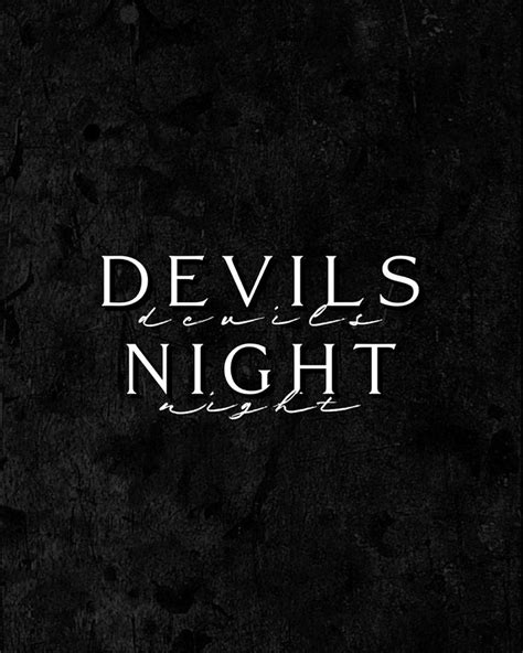 Pin By Ashuhleesbooks On Devils Night Series Night Book Devil S