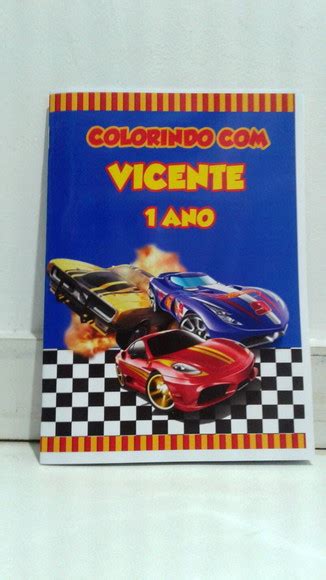 Kit De Colorir Hot Wheels Elo7 Produtos Especiais
