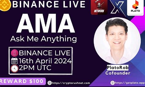 Crypto Rush Team Plato Ama Giveaway Binance Live